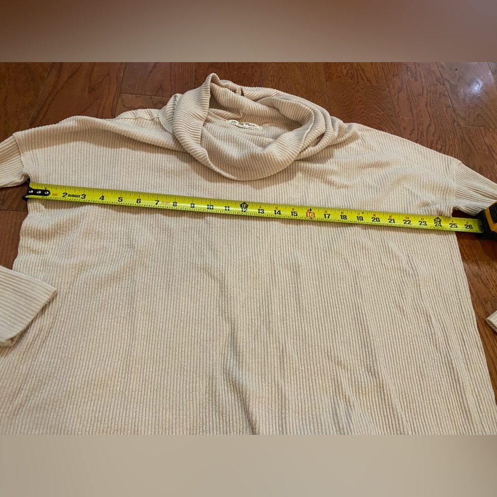 Free People We the Free Cowl Neck Ribbed Long Sleeve Sweater - Picture 4 of 7